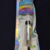 White cartoon ghost on a shiny package.| Psilocybin Myco